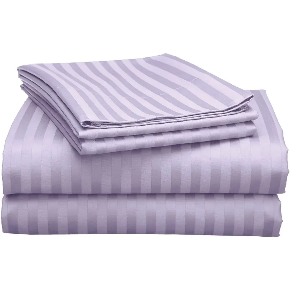 2024 toyobo fabric 100% polyester brushed pd embossed white color with stripe 90GSM hotel bed sheet fabric