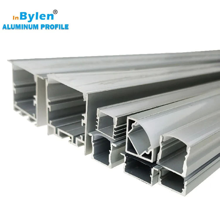 RTS LED aluminum alloy white Black color 1m 2m 3m LED profile aluminum led strip light