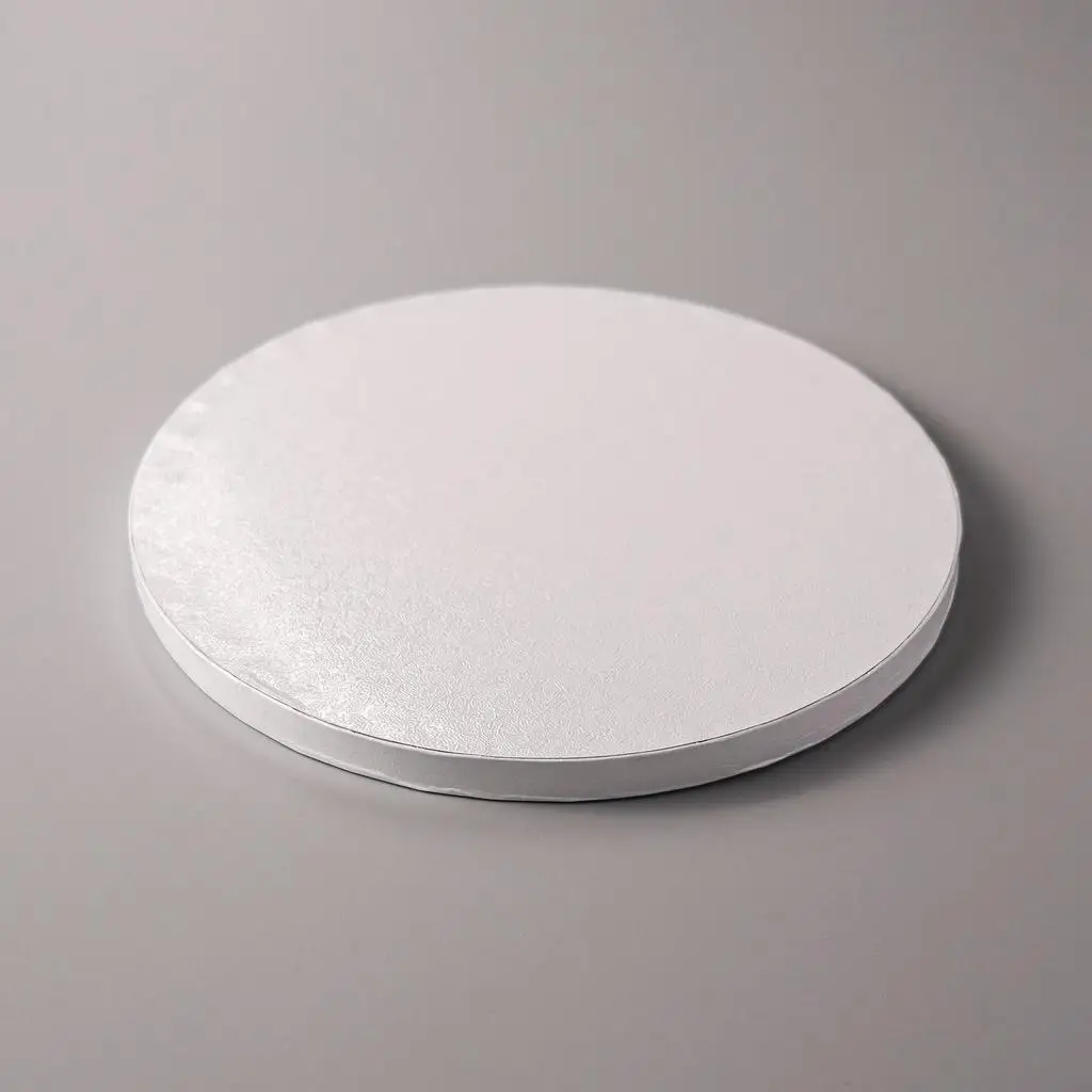 50pcs 14 inch Cake Drum 12mm Round White Cake Drum Boards Wholesale Corrugated Cardboard Oil Proof Cake Paper Boards