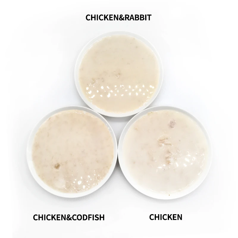 Рекрут агента OEM ODM оптовая продажа 15 г для здоровья и питания мешочек Влажного Корма кошек wanpy корма домашних животных