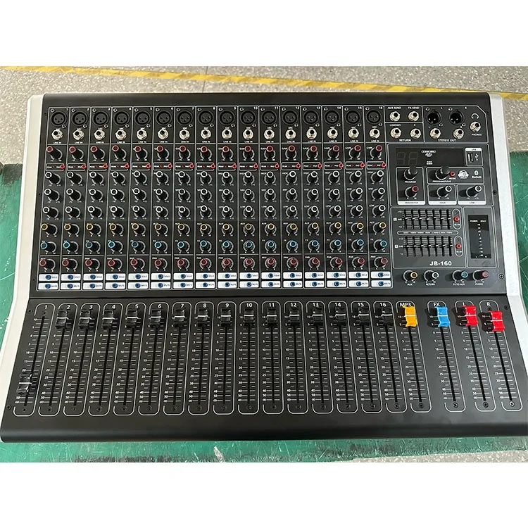 JT80 Sound Mixer BT 350W Mixer Amplifier With Echo System Mixer Console Power Audio
