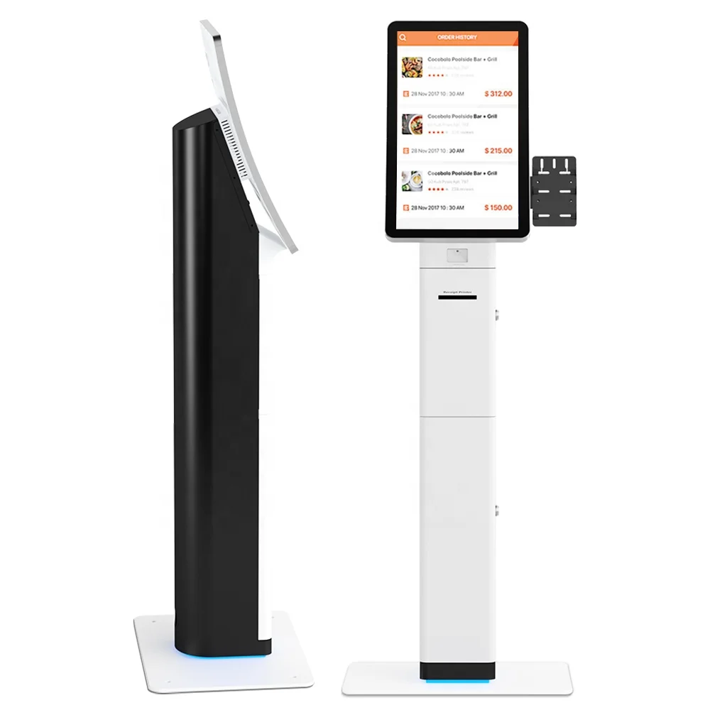 High Quality 23.6 inch Self-order Kiosk All In One Touch Android Pos Payment System desktop payment machine for fastfood