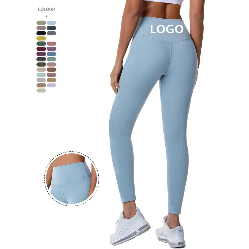 Nude lulu yoga pants breathable tight sweatpants high-waisted hip lift running training fitness nine-point pants lulu leggings