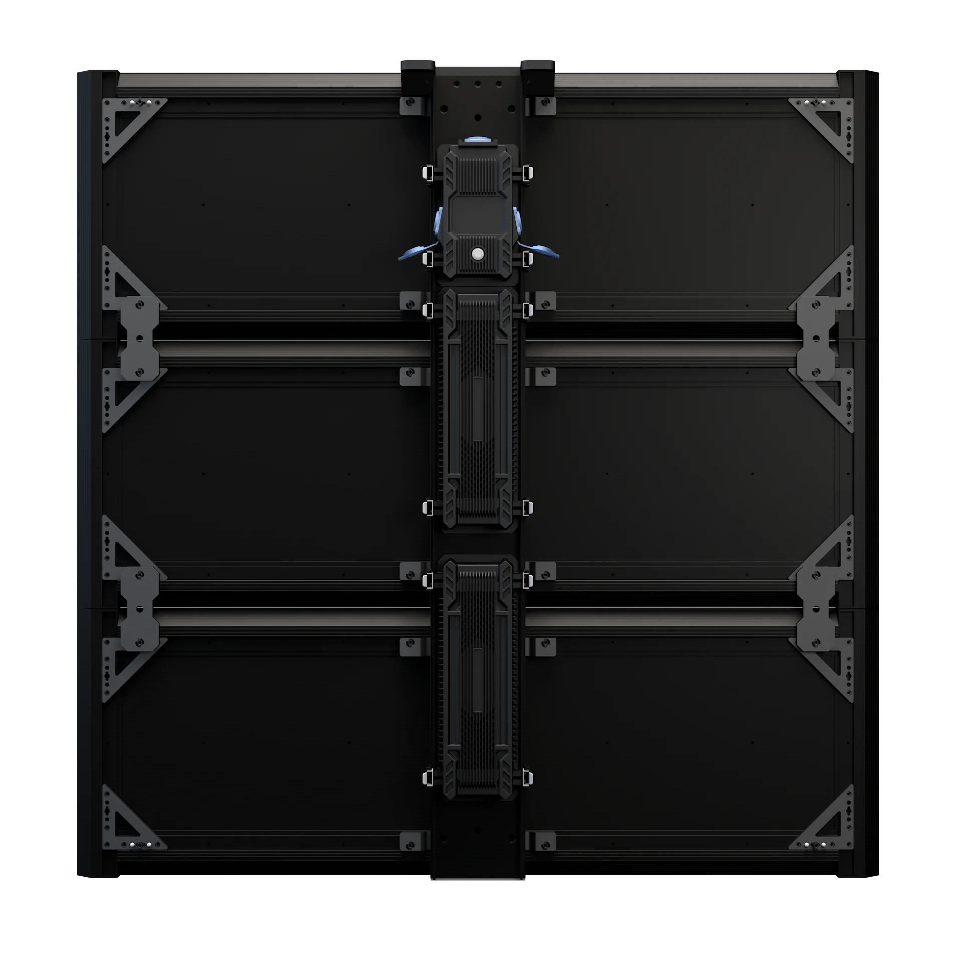 Carbon Fibre Material Indoor LED Display Photo Available Graphic Wall