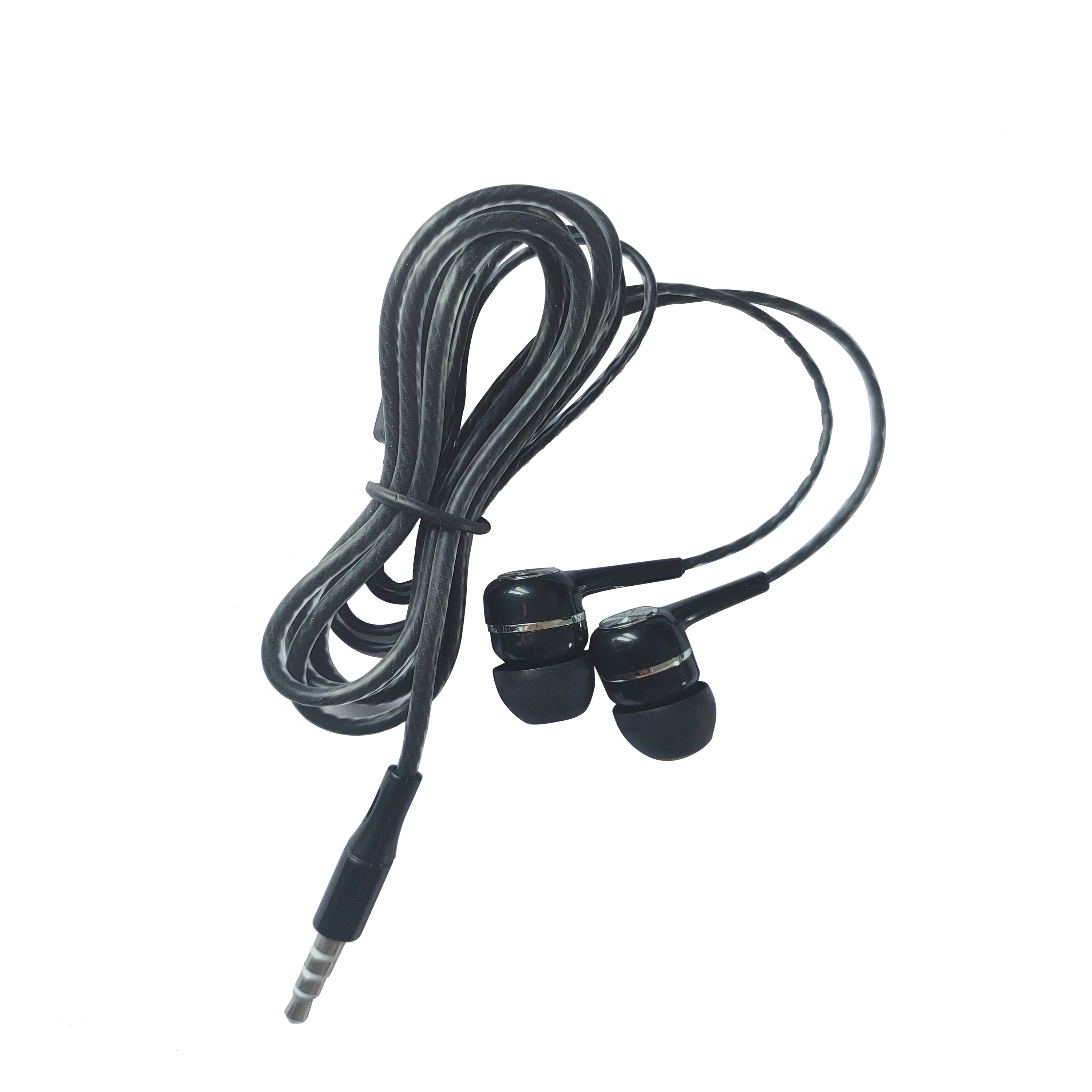 New In-ear Wired Headphone OEM Headset With Mic 3.5mm  Dual Drive Stereo Earphone Wired