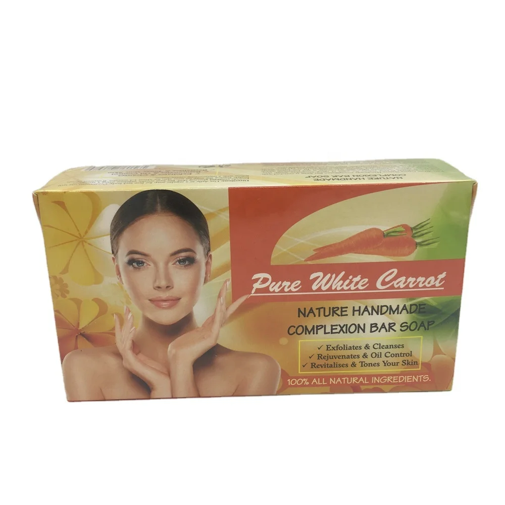 best price Oem Custom whitening carrot tomato complexion soap