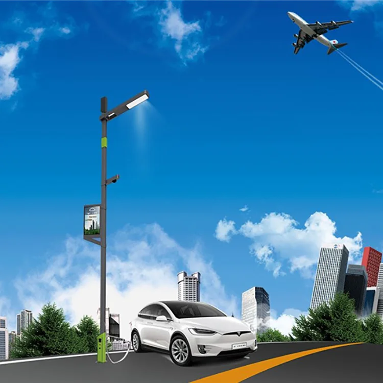 New Fashion Smart Led Solar Street Light With Outdoor Cctv Camera Automatic Street Light Control System