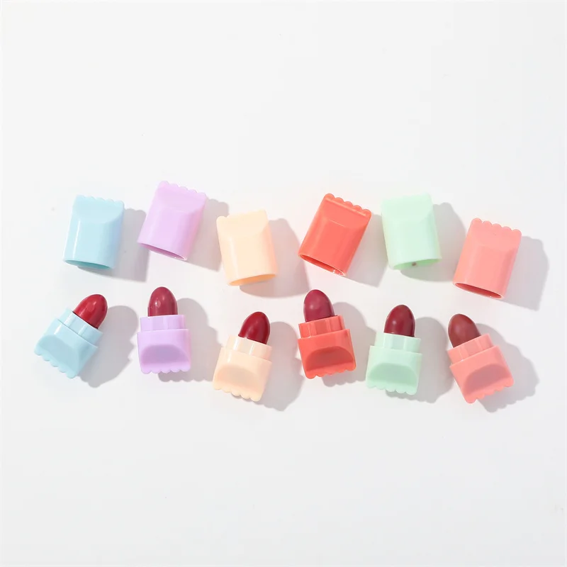 High Quality Vegan High Pigment Mini Candy Lipstick Set Custom Candy Lipstick Private Label Wholesale
