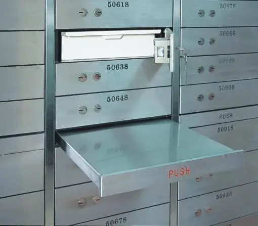 Commercial safe deposit box, stainless steel bank safe box vault  safe deposit locker