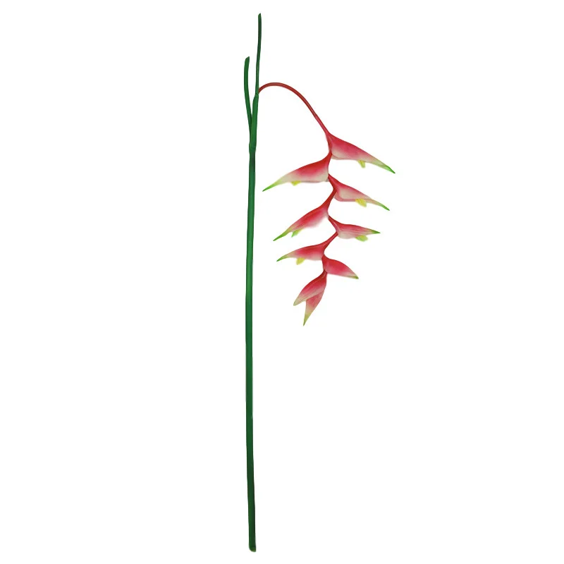 Оптовая продажа высококачественный латексный цветок с длинным стеблем настоящий на ощупь павлина для украшения дома и отеля