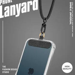 Hot Sale Luxury Nylon Fabric Crossbody Patch Mobile Universal i14 pro max smartphone Lanyard With Phone Shoulder Lanyard Strap
