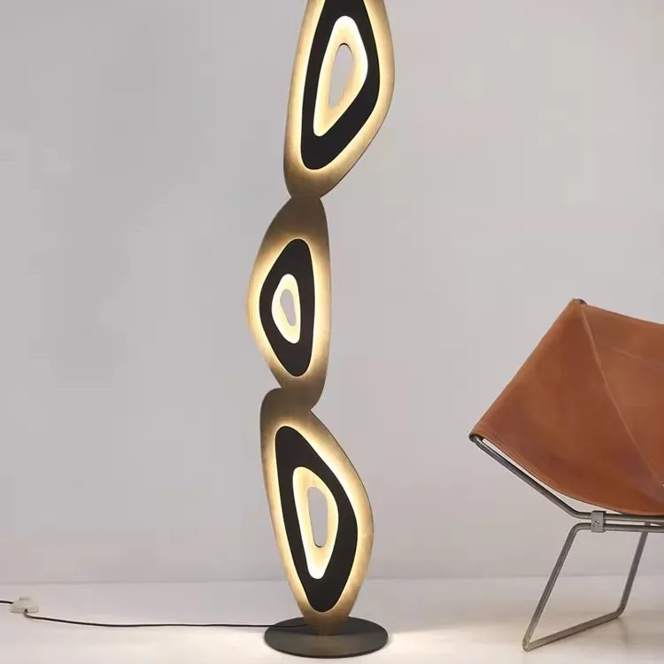 Designer Model Room Modern Simple Living Floor Lamp Sales Office Decoration Light and Shadow Art Study Lights