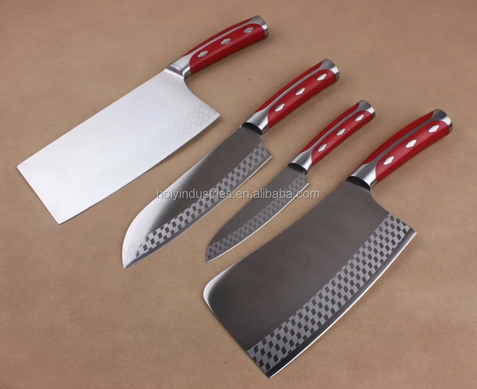 Набор кухонных ножей из нержавеющей стали с титановым покрытием 5