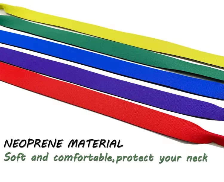 Sports Safety Retainer Custom Logo Neoprene Non-Slip Safety Adjustable Eyeglass Neck Retainer Cord Custom Sunglasses Strap