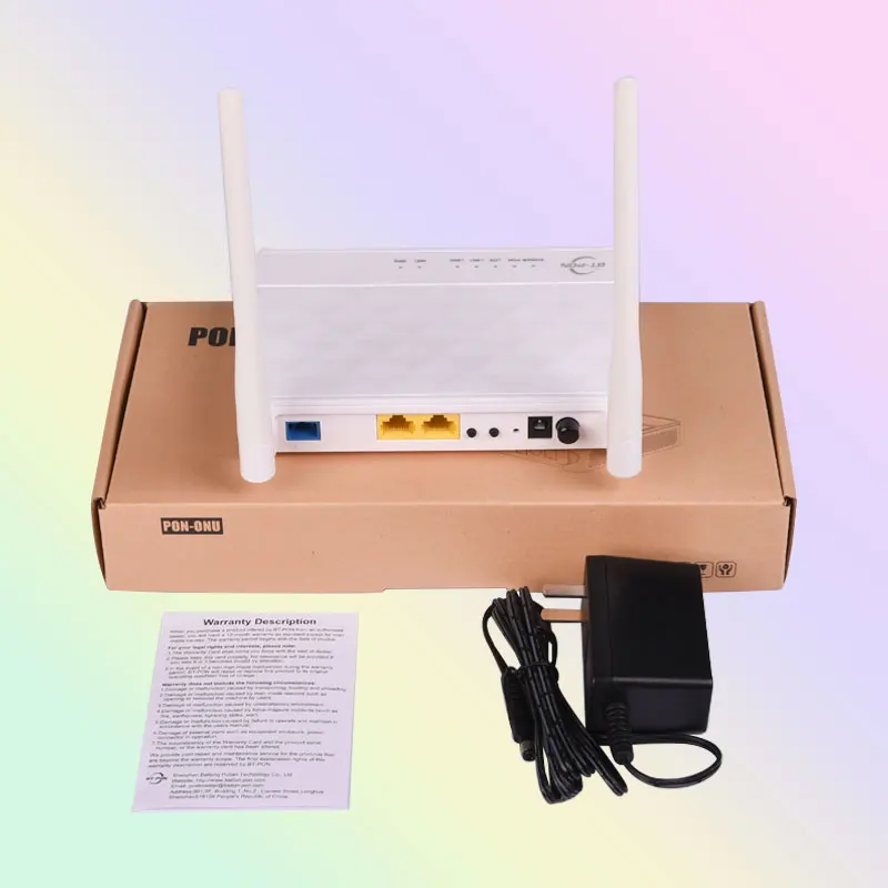 Gepon Router Gpon Router 1G 1Ge 1Fe Y Wifi Onu+Catv Epon Onu Wifi Tv