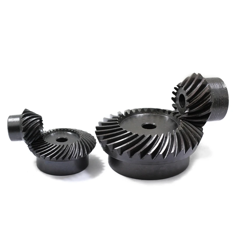 Carbon steel hardened 1:1 bevel gear bracket customized bevel gear 90 degree bevel gear
