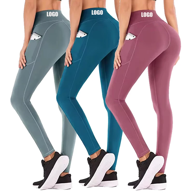 Polainas De Yoga Leggins Para Mujer Push Up High Quality Leggings Activewear Women Yoga Pants Leggings With Pockets For Women
