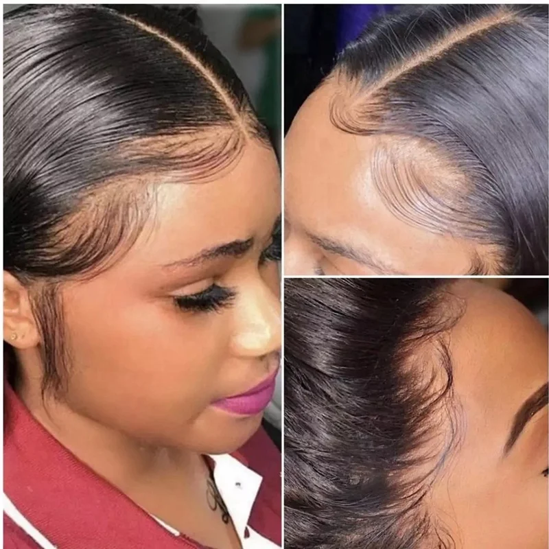 
SHY LUXE WIG Top Quality 40 Inch Full Lace Wig Raw Hair Preplucked Glueless Human Hair Lace Frontal Wigs In Stock For Model Niki 