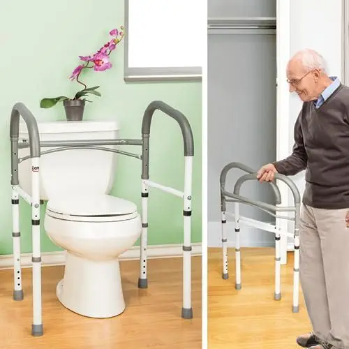 Disabled Bathroom Elderly Handicap Fold toilet armrest