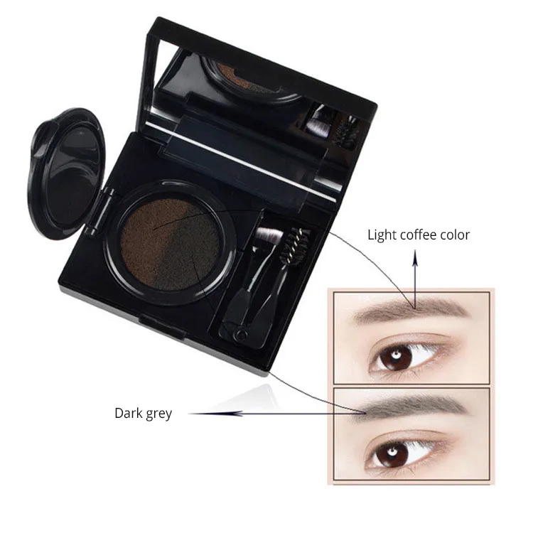 wholesale private label eyebrow dye cream two-color long lasting waterproof air cushion eyebrow gel