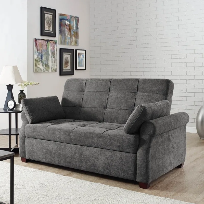 Reversible Pull out Sleeper Storage Sofa Bed Manhattan Queen Size Sleeper Sofa Bed