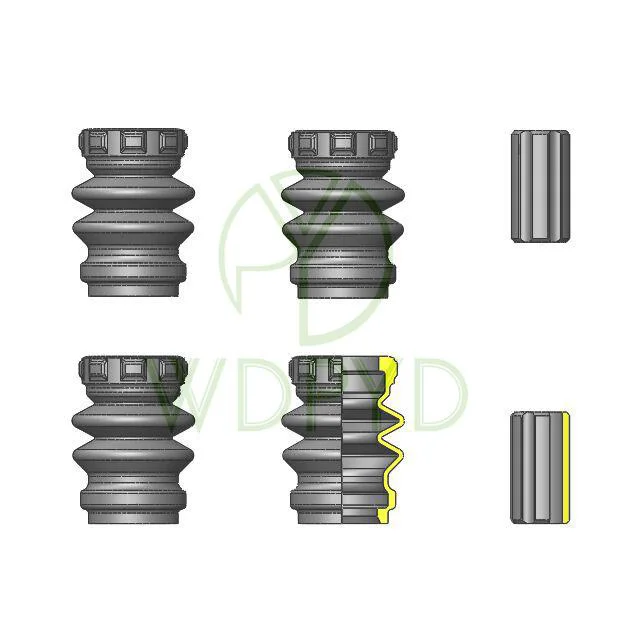16055 комплект направляющих для тормозного суппорта, комплект направляющих втулок для NISSAN TIIDA, SUBARU IMPREZA, HYUNDAI TIBURON F141606, 18K1382