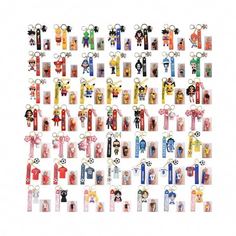 Cute Kuromi Melody Sanrio Keychain Kawaii Cartoon Frog Pudding Dog Penguin Women Bag Pendant Key Chain sanrio wholesale