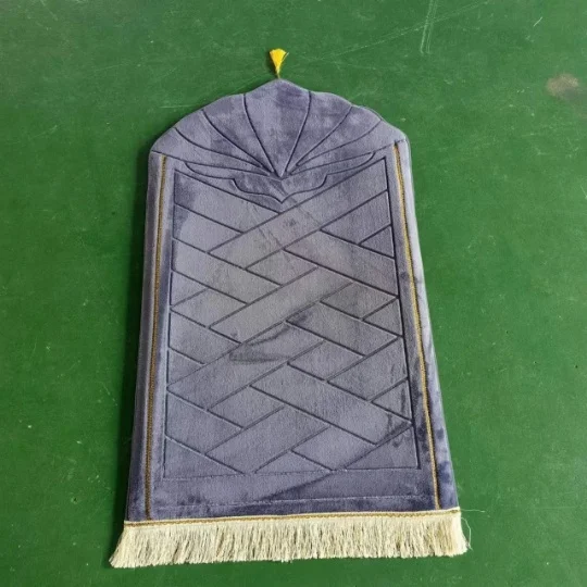 Factory Supply Turkey Tassel Thick Muslim Prayer Mat Mosque Prayer Carpet Sajadah Mat Pilgrimage Islamic Rugs