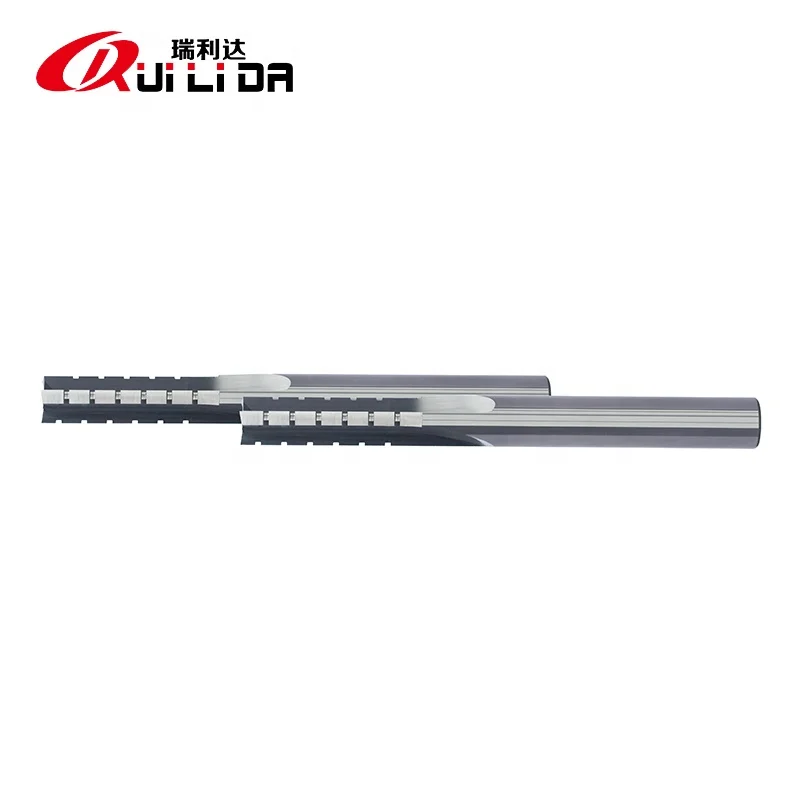 TCT Straight Bits 4 Teeth TCT Router Bits Tungsten Carbide Prolife Grooving Cutters Straight Bits With Chip Breaker