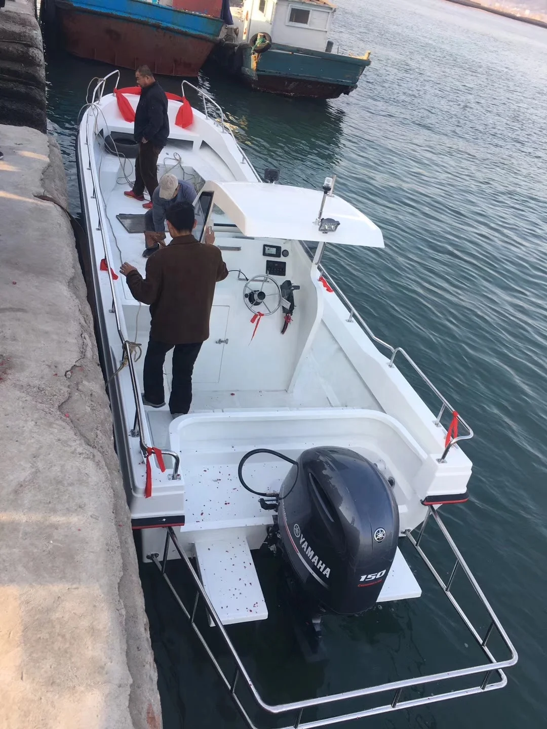 Grandsea China Made 26ft Center Console Small Panga Fishing Boat for sale