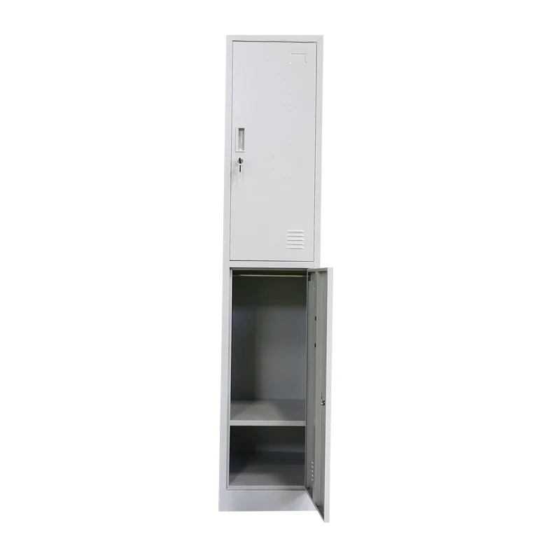 2 Single Door Vertical Metal Godrej Clothing Locker Cupboard For Sale