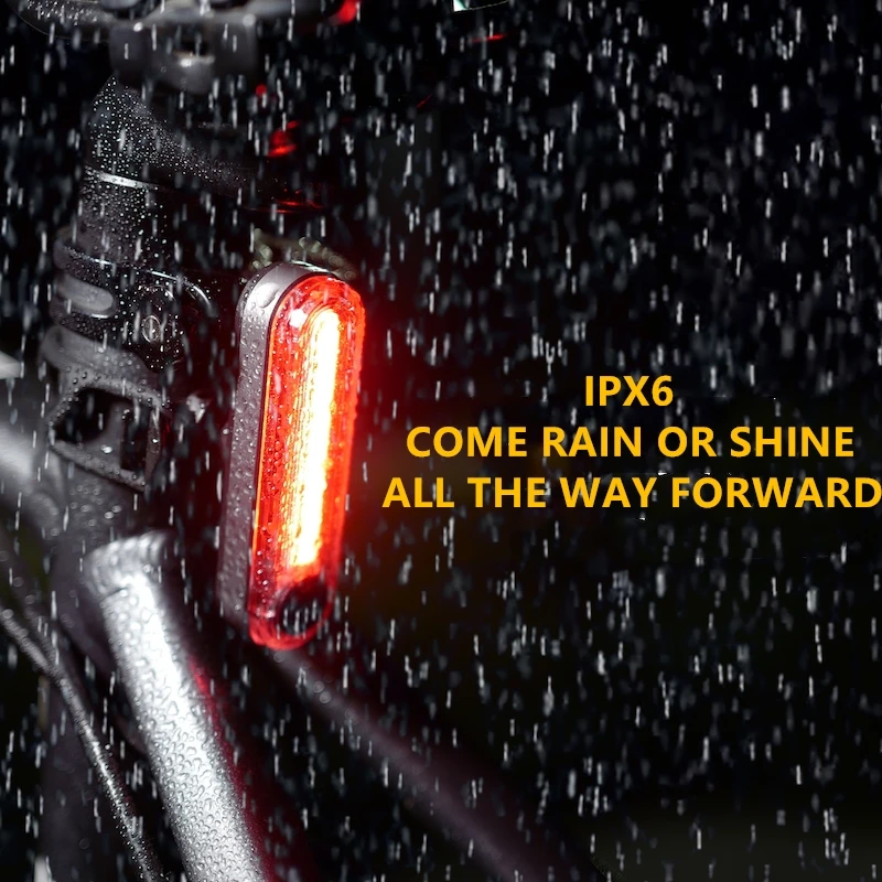 Machfally BK300 usb warning light riding a lamp COB LED USB Rechargeable bicycle rear bike tail light