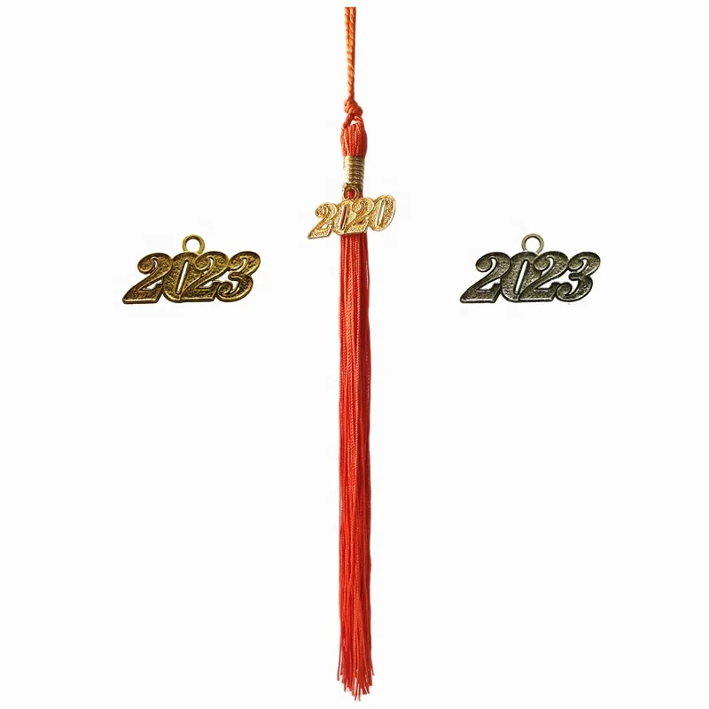 Black solid color  graduation tassels 2023 2023 graduation tassels