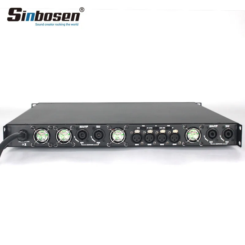  Sinbosen K4-1700 4 канала 3800 Вт в 2 Ом Профессиональный 1u цифровой усилитель модуля класса