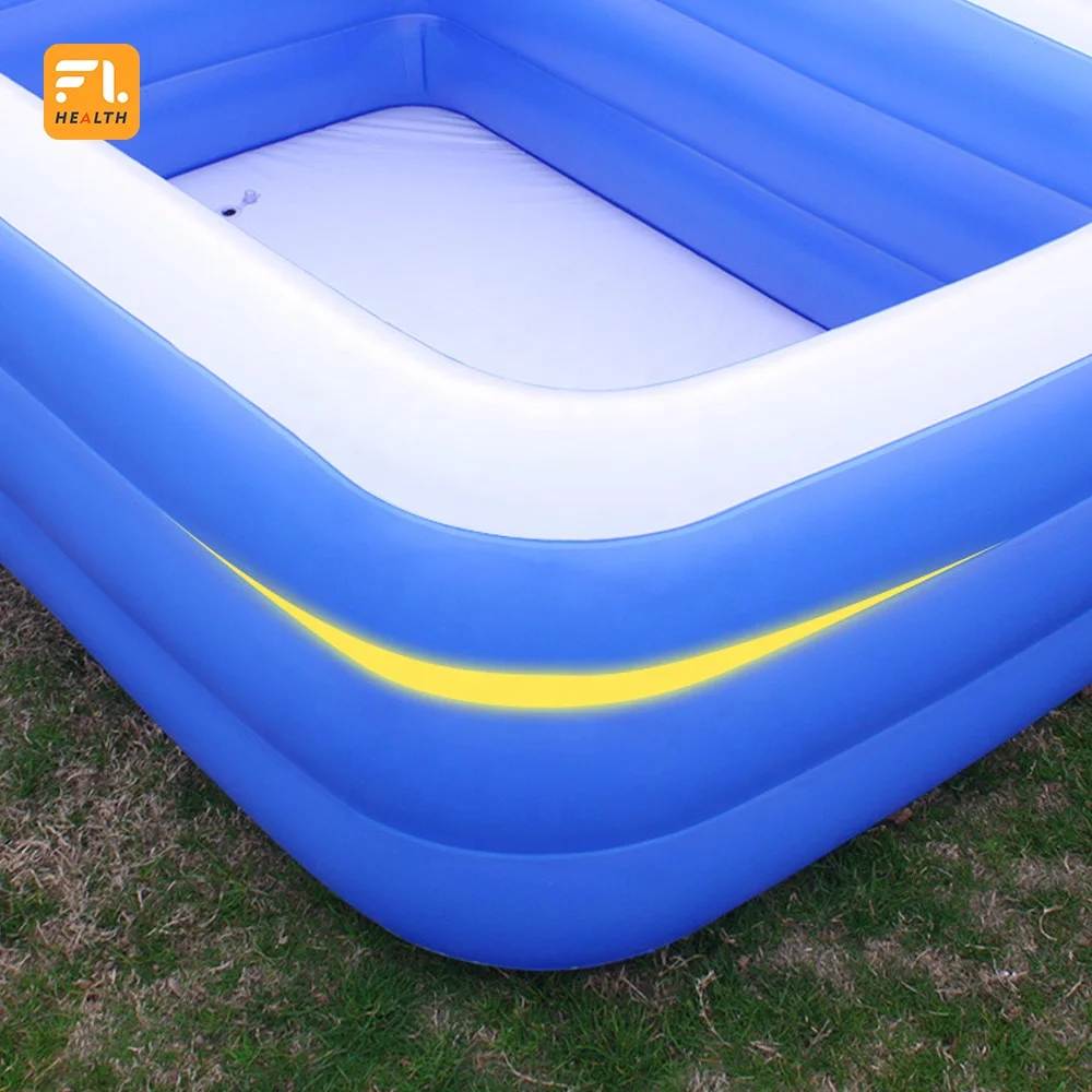 Hot sale  130*90*50cm kiddie swim outdoor swim inflatable swimming pool garden use pools