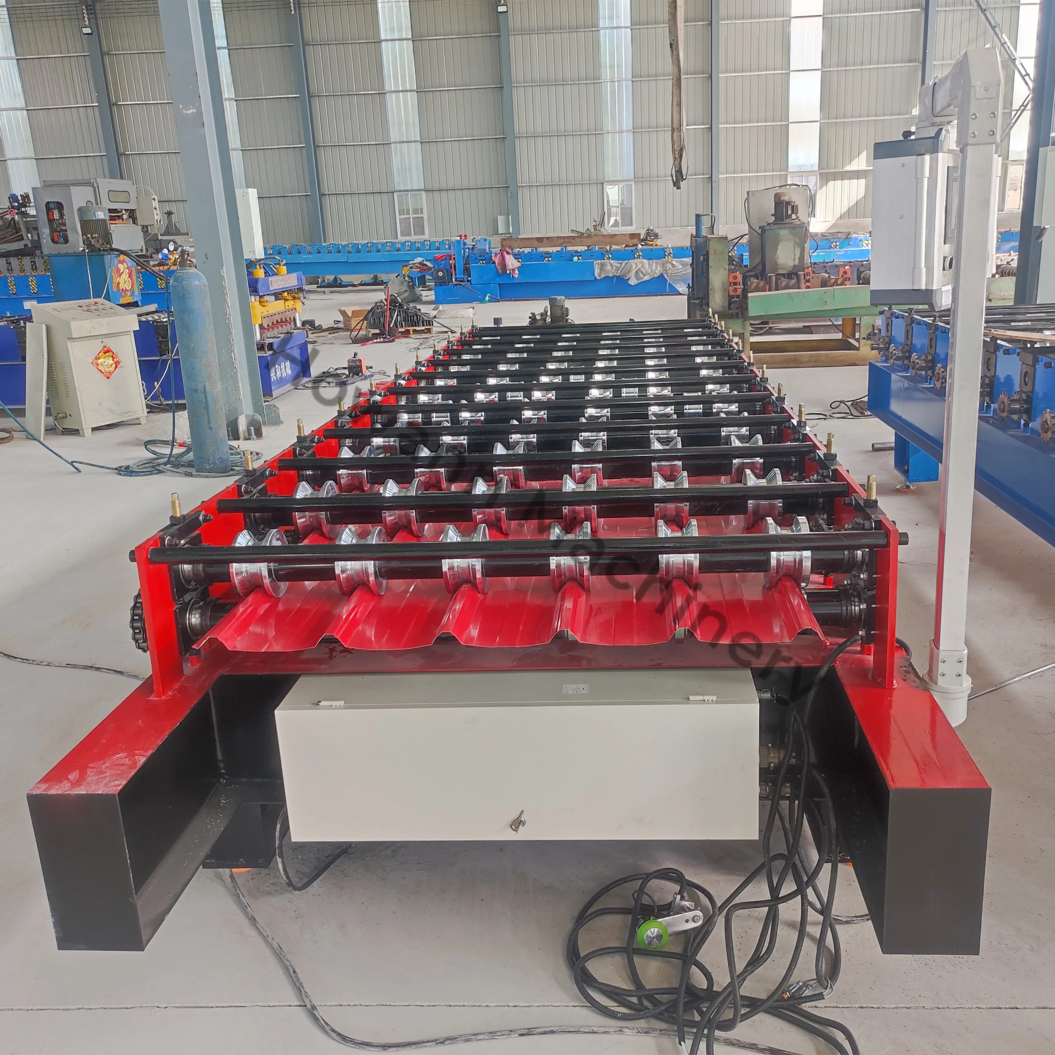 1250mm Width Roof Sheet Roll Forming Machine Zinc Roof Sheet Making Machine Metal Roof Panel Machine