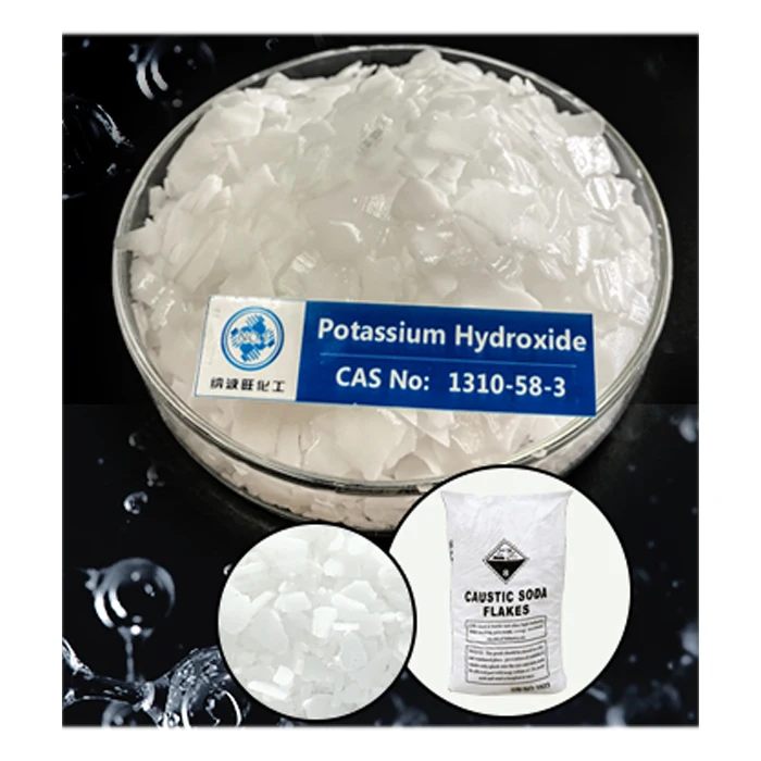 Hot Selling White Flakes Hydroxyde De Potassium Per Ton 90% KOH Potassium Hydroxide for Soap
