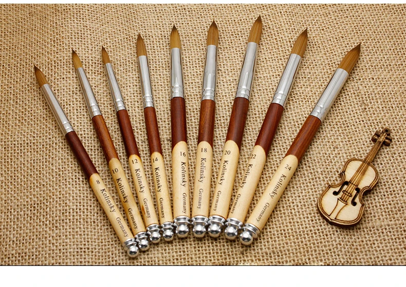 Ручка для полировки ногтей прямые продажи с завода набор кистей дизайна лайнер оптовая продажа круглая головка акриловая ручка клей кисточкой