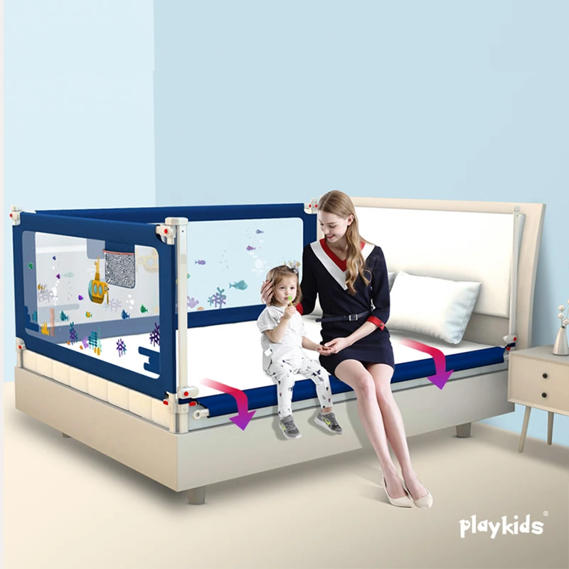 2020 New Design Factory Manufacturer baby bedrail Safety Guard Rail Fence new baby bed rials For Toddler