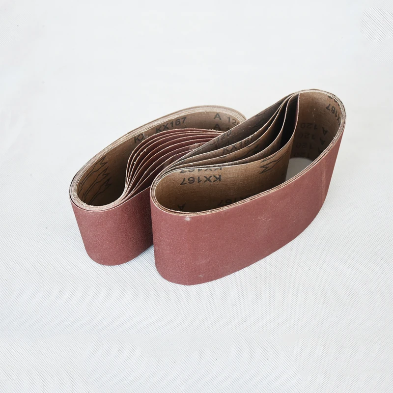 kx167 aluminum oxide sanding belts for wide belt sander free sample