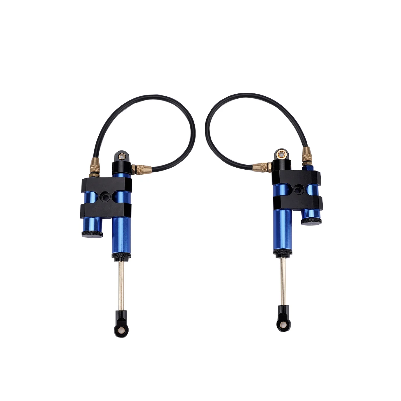 2pcs 100/110mm Shock Absorber Internal Shock Absorber Track Closure Suitable for Scx10 90046 D90 Traxxax