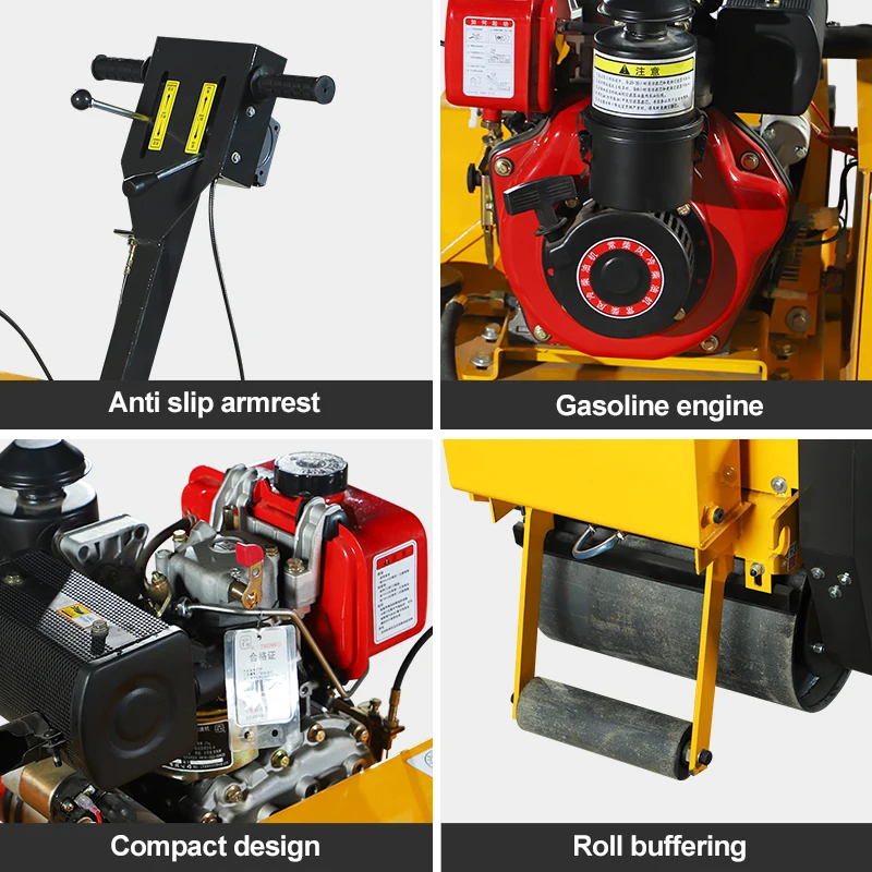 mini road roller single wheel asphalt machine pavement construction machinery equipment