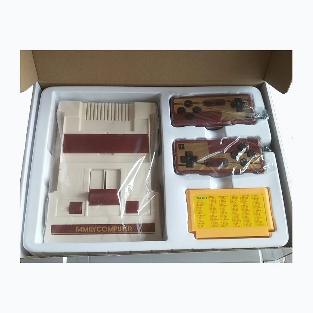 500 In 1 Classic Games FC Consola De Juegos Red White Family Computer Game Console 8 Bit AV Output Family Games TV Port Video