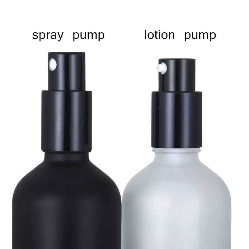 5ml 10ml 15ml 20ml 30ml 50ml 100ml Matte Frosted Clear Fragrance Container Fine Mist Spray Pump Bottles Glass Perfume Bottle