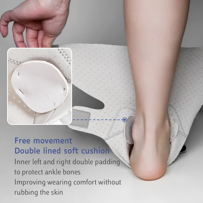 Aolikes C-7122 ankle foot orthosis Adjustable Elastic Ankle Support Brace Compression Bandage Ankle  Swelling Foot Protective