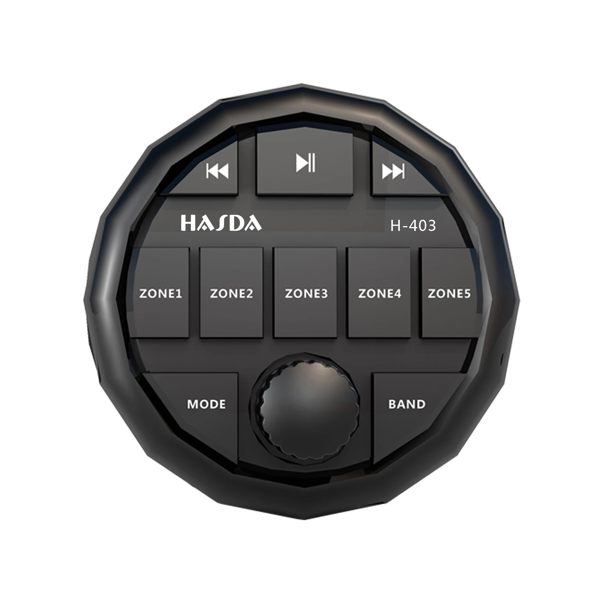 Hasda Водонепроницаемый черный морской проводной пульт дистанционного радиоуправления 5 зон аудио управление Wi-Fi аксессуары H-4004