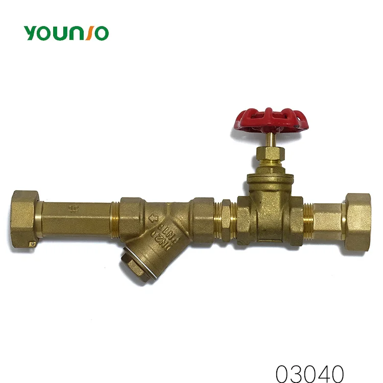 PN16 MS 58 чугунная ручка латунный фитинг корпус клапана водная резьба затвор обратный