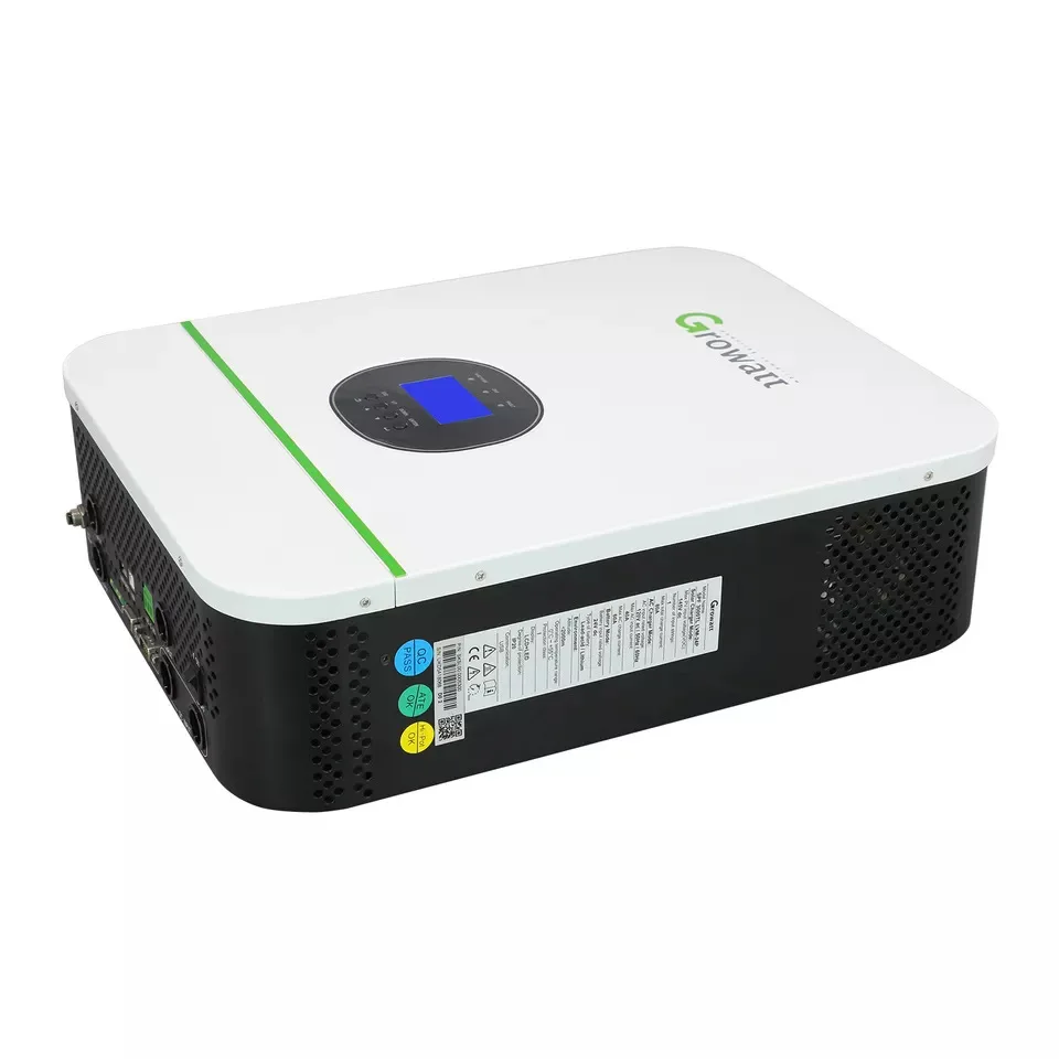 Growatt SPF 3000TL HVM 3kw inverter, Integrated MPPT charge controller