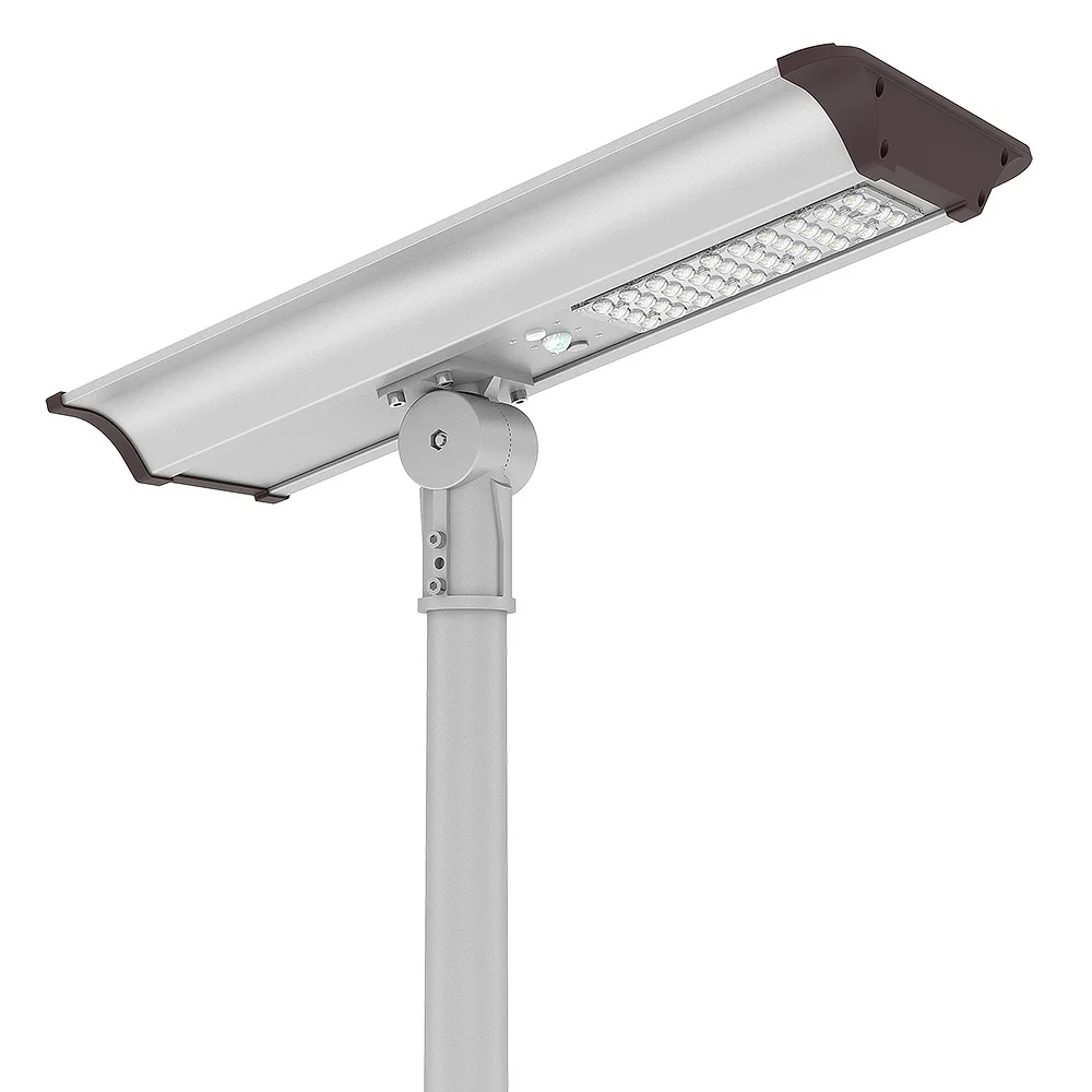 Hot products solar street lights 100w - 20w outdoor road lamp all in one die-cast aluminum Ip65 solar lights with remote control