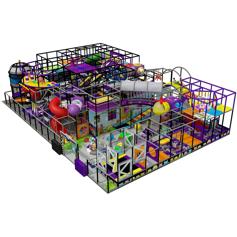 Multi-functional Indoor Playground Equipment Trampoline Adventure Park for Children and Adults Supplier Manufacturer Customized
